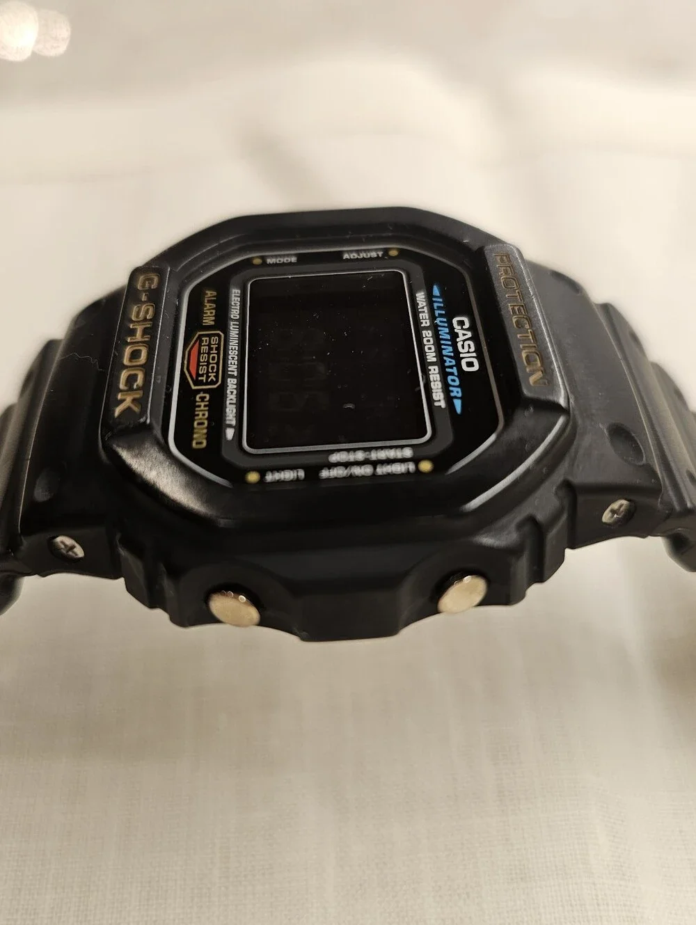 Casio G-Shock DW-5600 Bezel with DW 5025 Case Men's Black Digital Watch- 42mm